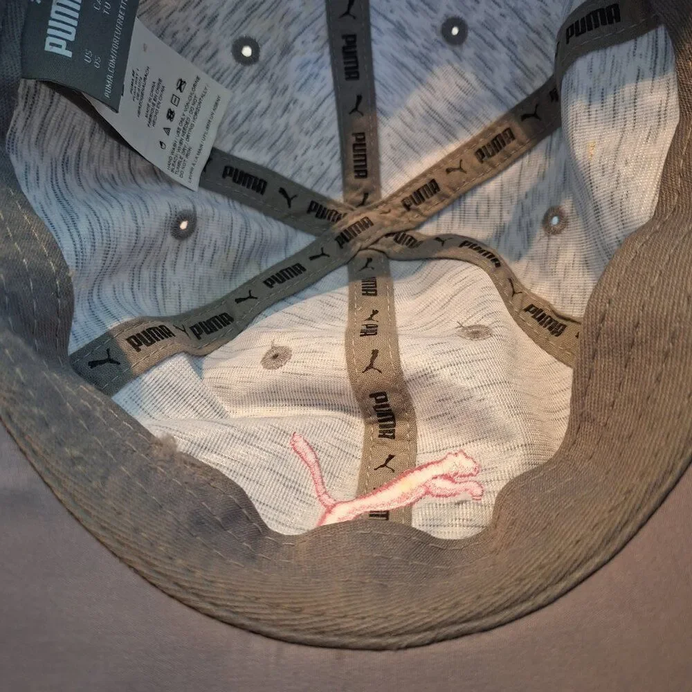 Puma Womens Evercat Taylor Running Cap Grey/Pink - Picture 7 of 9